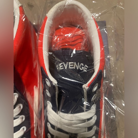 Revenge X Storm High Top Sneakers Red/Dark Navy - Men’s size 10 - NWB - Picture 7 of 8